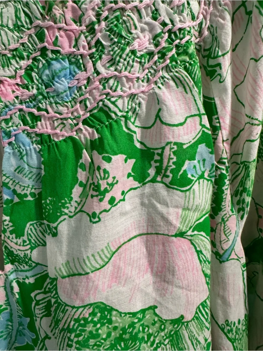 Lilly Pulitzer Lourdes Top Putting Green Poppyland